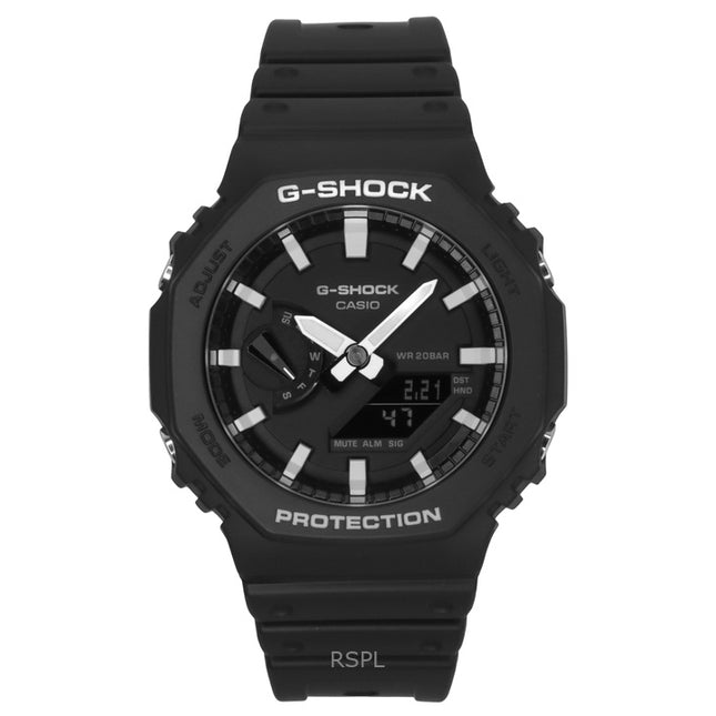 Casio G-Shock Carbon Core Guard Analog Digital Quartz Diver's GA-2100-1A GA2100-1 200M Men's Watch
