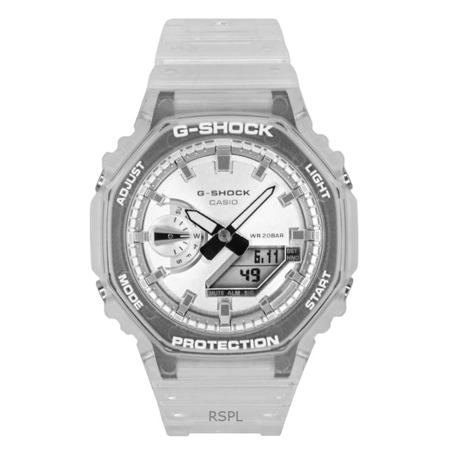 Casio G-Shock Analog Digital Resin Strap Grey Dial Quartz GA-2100BM-7A8 200M Unisex Watch