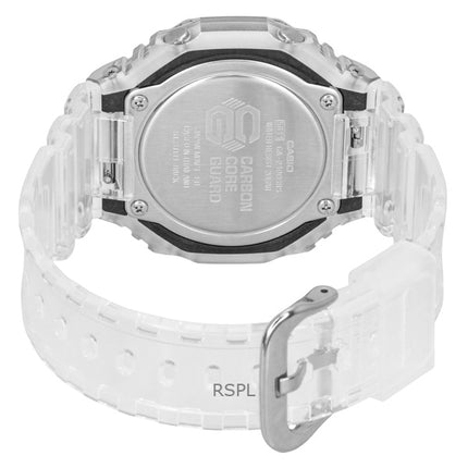 Casio G-Shock Analog Digital Transparent Resin Strap Multicolor Dial Quartz GA-2100SRS-7A 200M Men's Watch