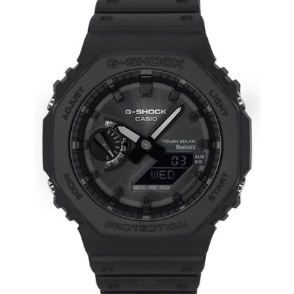 Casio G-Shock Analog Digital Mobile Link Black Resin Strap Tough Solar Power GA-B2100-1A 200M Mens Watch