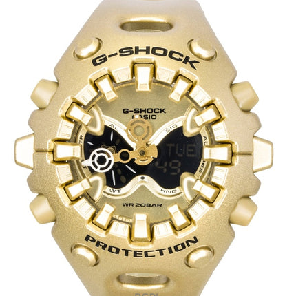 Casio G-Shock Analog Digital Resin Strap Gold Dial Quartz GA-V01A-9A 200M Unisex Watch