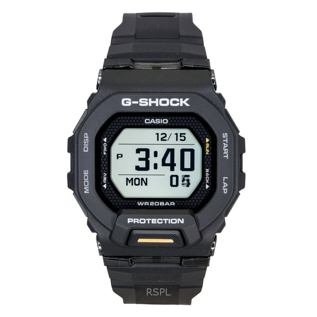 Casio G-Shock G-Squad Digital Smartphone Link Black Resin Strap Quartz GBD-200-1A1 200M Men's Watch