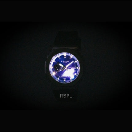 Casio G-Shock G-Steel Bio-Based Resin Strap Smartphone Link Analog Digital Blue Dial Solar GBM-2100A-2B 200M Men's Watch