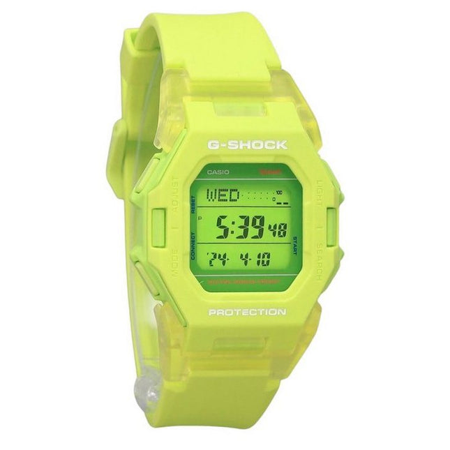 Casio G-Shock Digital Smartphone Link Green Resin Strap Quartz GD-B500S-3 200M Mens Watch