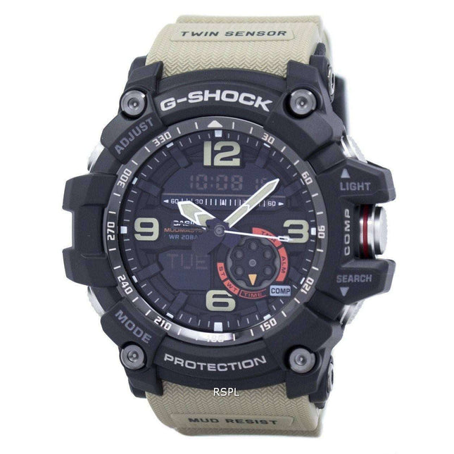 Casio G-Shock Mudmaster Analog Digital Twin Sensor GG-1000-1A5 Mens Watch