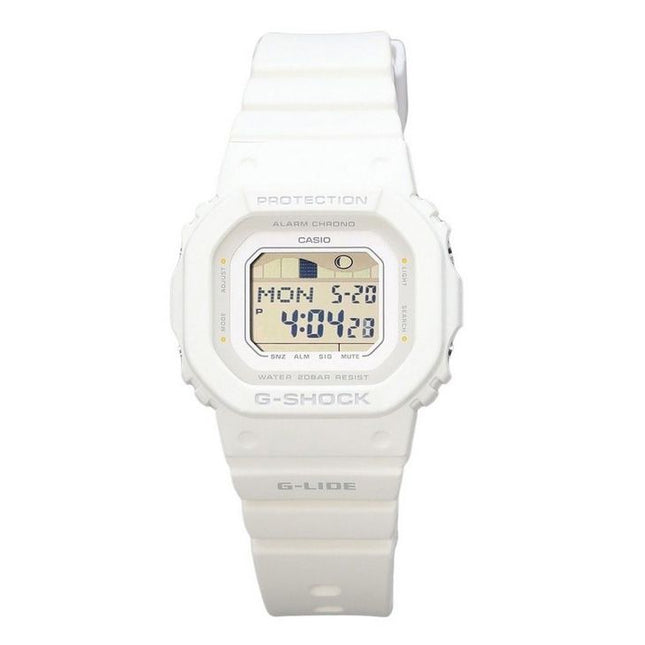 Casio G-Shock G-Lide Digital White Bio Based Resin Strap Quartz GLX-S5600-7B 200M Womens Watch
