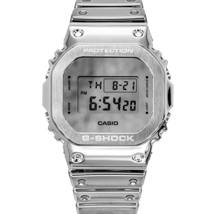 Casio G-Shock G-Steel Fine Metallic Digital Silicone Strap Quartz GM-5600YM-8A8 200M Men's Watch