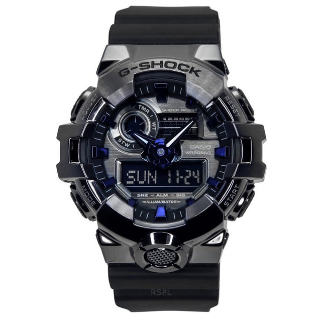 Casio G-Shock G-Steel Analog Digital Resin Strap Grey Dial Quartz GM-700P-6A 200M Men's Watch
