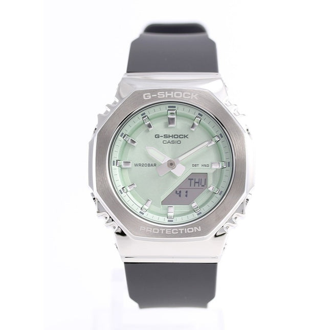 Casio G-Shock Analog Digital Bio-Based Resin Strap Light Green Dial Quartz GM-S2110-3A 200M Women's Watch