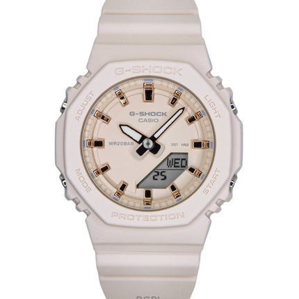 Casio G-Shock Analog Digital Resin Strap Beige Dial Quartz GMA-P2100M-4A 200M Women's Watch