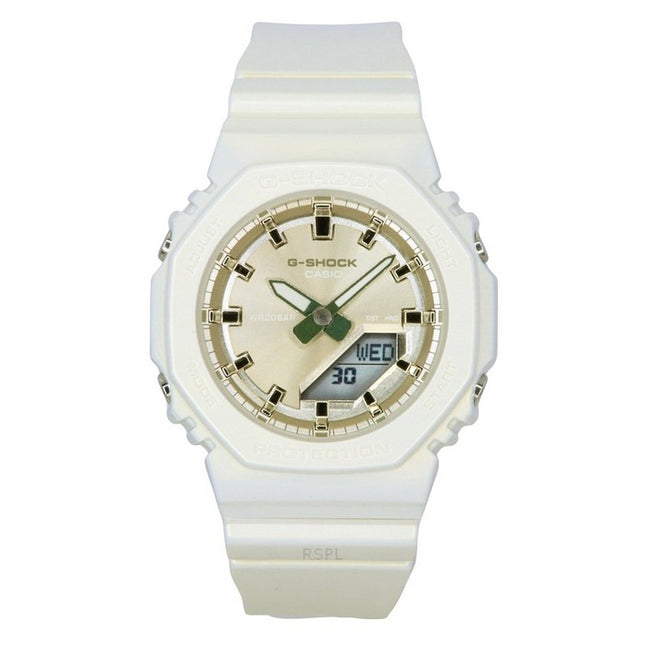 Casio G-Shock Analog Digital Bio-Based Resin Strap Beige Dial Quartz GMA-P2100ST-7A 200M Women's Watch