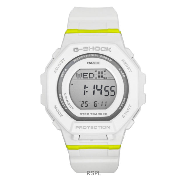 Casio G-Shock G-Squad Digital Smartphone Link Bio-Based Resin Quartz GMD-B300SC-7 200M Women's Watch