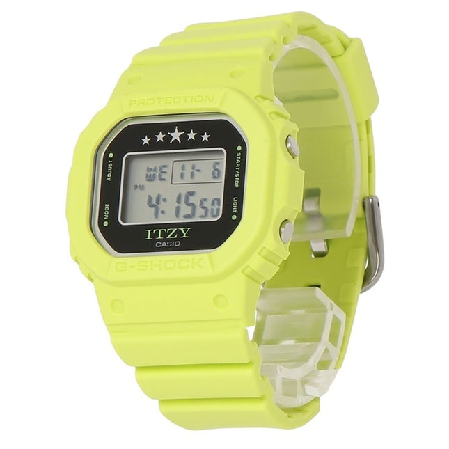 Casio G-Shock ITZY Collaboration Digital Green Bio-Based Resin Strap Quartz GMD-S5610IT-3 200M Women's Watch