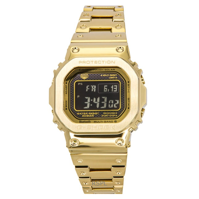 Casio G-Shock Full Metal Digital Smartphone Link Stainless Steel Solar GMW-B5000GD-9 200M Men's Watch