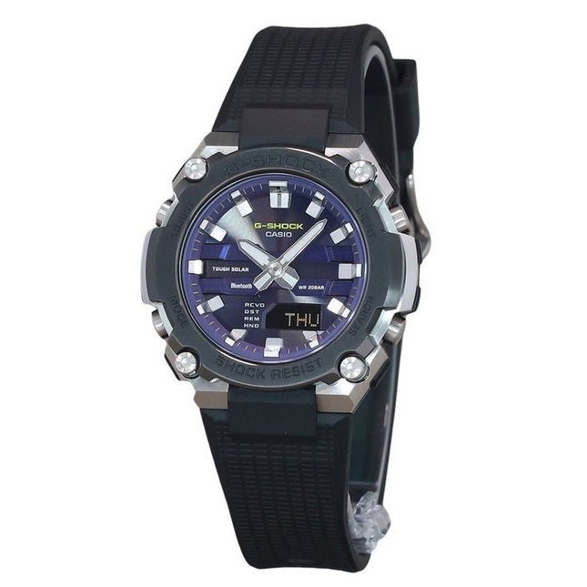 Casio G-Shock G-Steel Analog Digital Smartphone Link Bluetooth Blue Dial Solar GST-B600A-1A6 200M Men's Watch