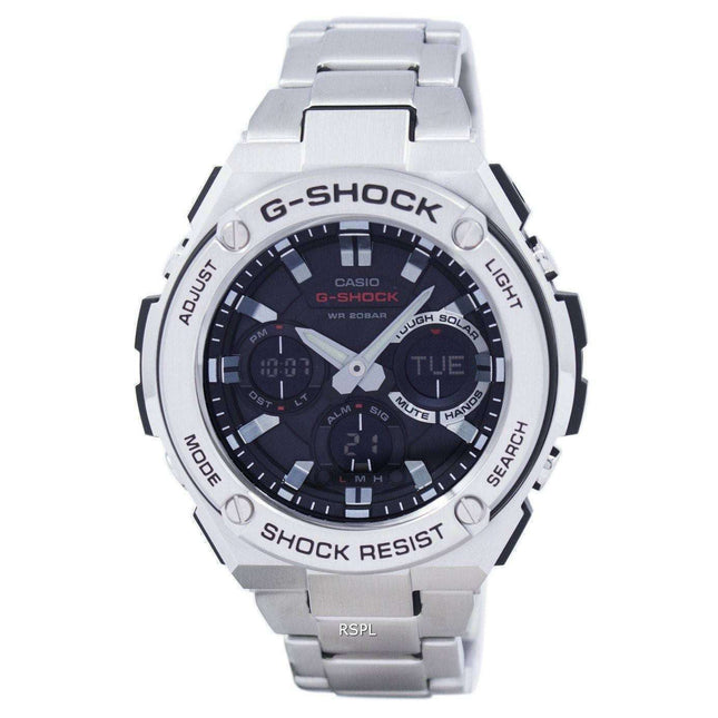 Casio G-Shock G-STEEL Analog-Digital World Time GST-S110D-1A Men's Watch