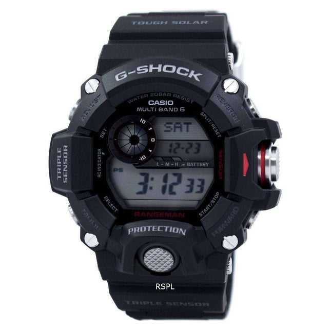 Casio Rangeman G-Shock Triple Sensor Atomic GW-9400-1 Mens Watch