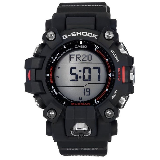 Casio G-Shock Mudman Master Of G-Land Digital Resin Strap Solar GW-9500-1 200M Mens Watch