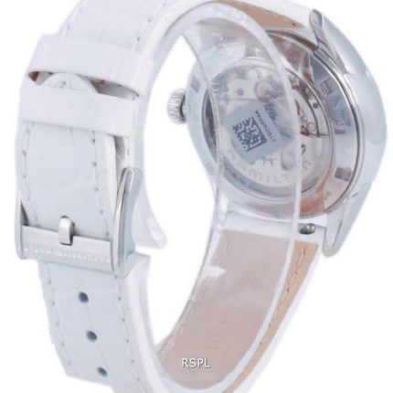 Hamilton Jazzmaster Open Heart Leather Automatic H32205890 Womens Watch