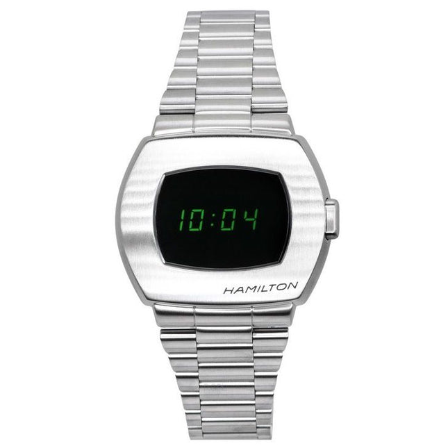 Hamilton PSR American Classic Digital Stainless Steel Quartz H52414131 100M Mens Watch