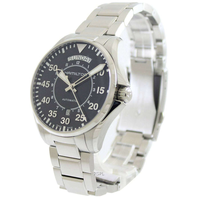 Hamilton Pilot Day Date Aviation Automatic H64615135 Mens Watch