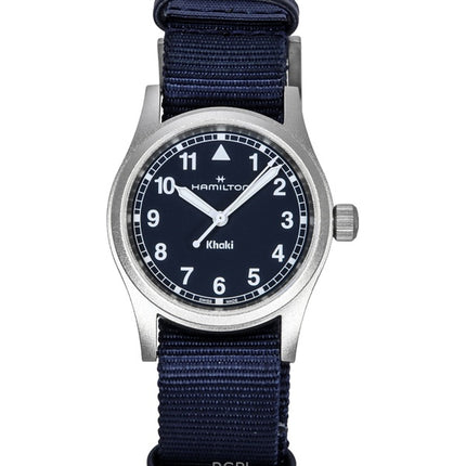 Hamilton Khaki Field Textile Strap Blue Dial Quartz H69301940 Unisex Watch