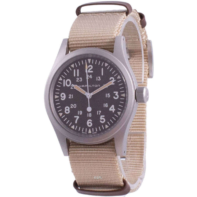 Hamilton Khaki Field Brown Dial Mechanical H69439901 Mens Watch