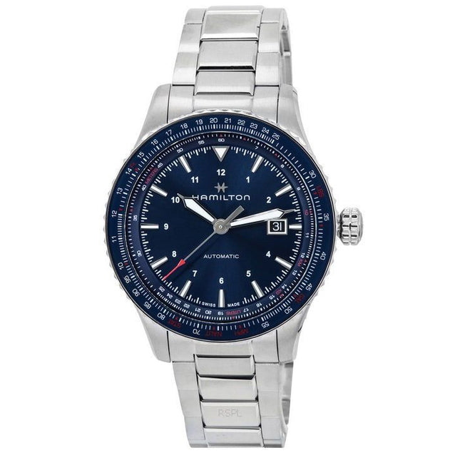 Hamilton Khaki Aviation Converter Blue Dial Automatic H76645140 100M Men's Watch