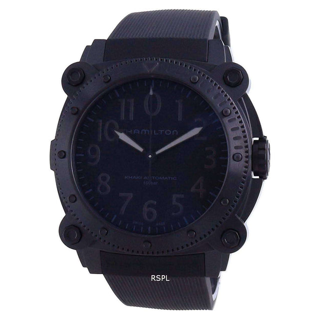 Hamilton Khaki Navy Belowzero Automatic Divers Titanium H78505330 1000M Mens Watch