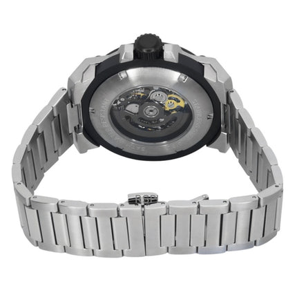 Ingersoll The Anvil Stainless Steel Black Skeleton Dial Automatic I16601 Men's Watch