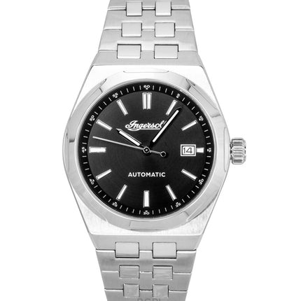 Ingersoll The Rider Stainless Steel Black Dial Automatic I16801 Men's Watch