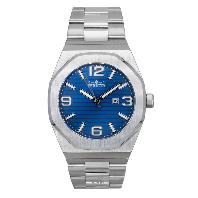Invicta Huracan Stainless Steel Blue Dial Quartz 45778 100M Men's Watch