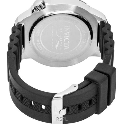 Invicta Pro Diver Silicone Strap Blue Dial Pepsi Bezel Quartz 47222 Men's Watch