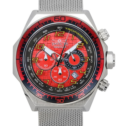 Invicta Racing Chronograph Stainless Steel Red Dial Quartz 47900 Men's Watch