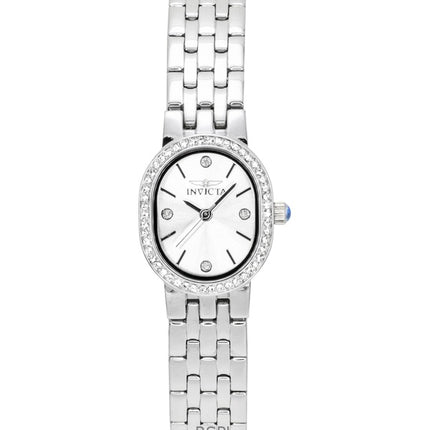 Invicta Angel Crystal Accents Stainless Steel Silver Dial Quartz 48134 Women's Watch