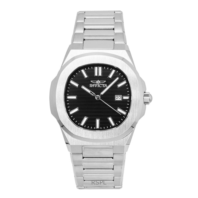 Invicta Speedway Stainless Steel Black Dial Quartz 48319 Men's Watch