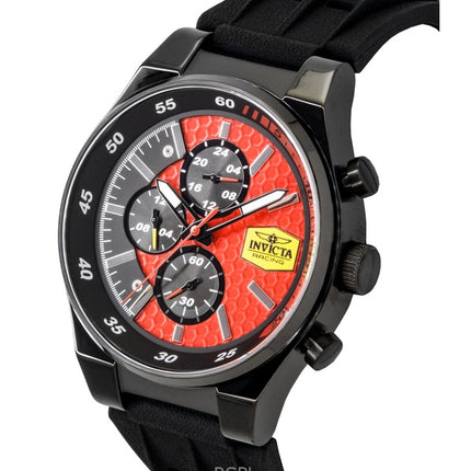 Invicta Racing Chronograph Silicone Strap Red Dial Quartz 48877 Men's Watch
