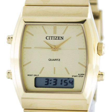 Citizen Quartz Alarm Chronograph Analog Digital JM0542-56P Mens Watch