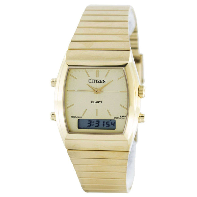 Citizen Quartz Alarm Chronograph Analog Digital JM0542-56P Mens Watch