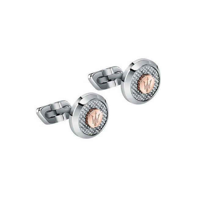 Maserati Jewels Stainless Steel Cufflinks JM223ATK20 For Men