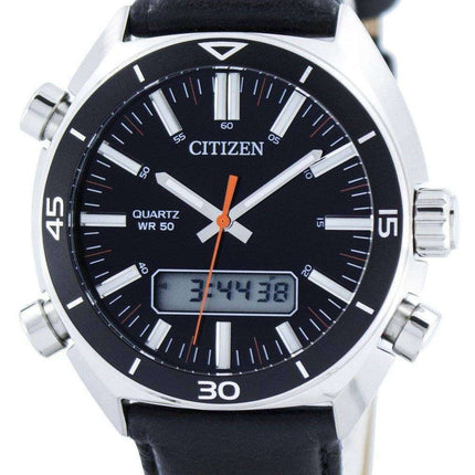 Citizen Quartz Alarm Chronograph Analog Digital JM5460-01E Mens Watch