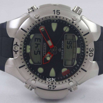 Citizen Aqualand Diver Depth Meter Promaster Sea Watch JP1060-01E JP1060 Mens Watch