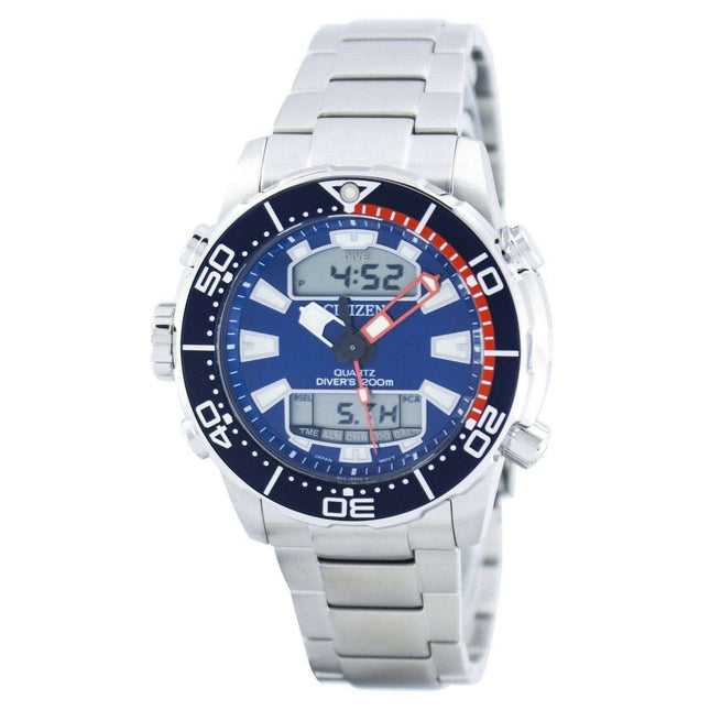 Citizen Aqualand Promaster Divers 200M Analog Digital JP1099-81L Mens Watch