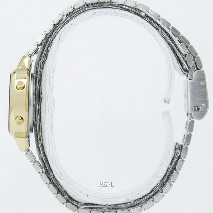 Casio Digital Stainless Steel Alarm Timer LA670WGA-1DF LA670WGA-1 Womens Watch