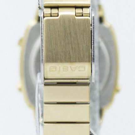 Casio Digital Stainless Steel Alarm Timer LA670WGA-1DF LA670WGA-1 Womens Watch