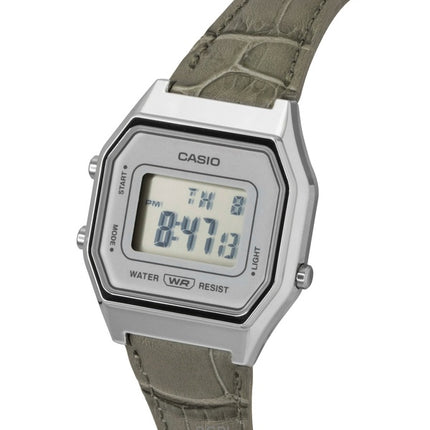 Casio Vintage Digital Leather Strap Quartz LA680WEL-8A2 Unisex Watch