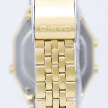 Casio Digital Quartz Stainless Steel Illuminator LA680WGA-1BDF LA680WGA-1B Womens Watch