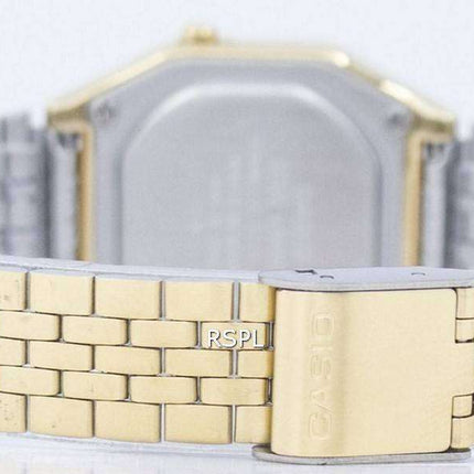 Casio Digital Quartz Stainless Steel Illuminator LA680WGA-1BDF LA680WGA-1B Womens Watch