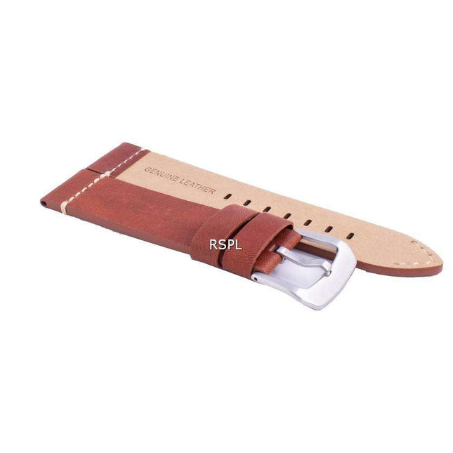 Ratio LS21 Black Brown Watch Strap 22mm