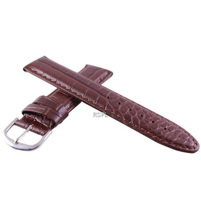 Brown Ratio Brand Leather Strap 20mm For SRP311, SRP581